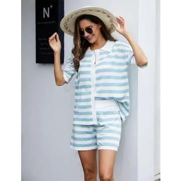 TAQCUX 2-Piece Crochet Short Sets for Women - Stylish Comfort