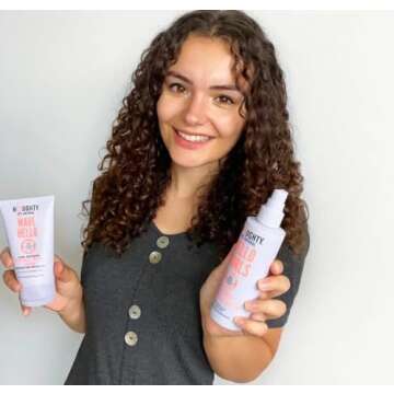 Noughty 97% Natural Wave Hello Curl Defining Conditioner, to Condition, Soften and Define Curls with Sea Kelp Extract and Avocado Oil, Sulphate Free Vegan Haircare 250ml