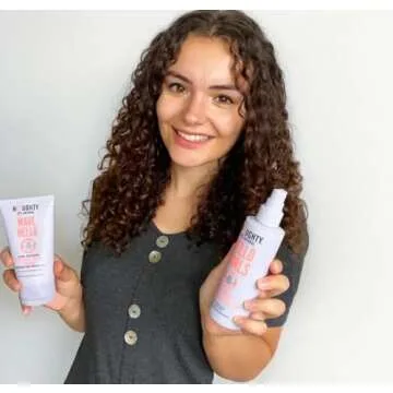 Noughty 97% Natural Wave Hello Curl Defining Conditioner, to Condition, Soften and Define Curls with Sea Kelp Extract and Avocado Oil, Sulphate Free Vegan Haircare 250ml