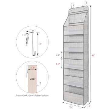 Univivi 6-Layer Over Door Storage Organizer for Home