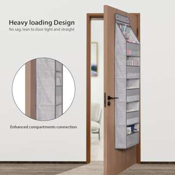 Univivi 6-Layer Over Door Storage Organizer for Home