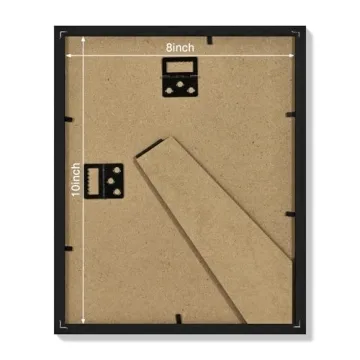 Vittanly 8x10 Picture Frames Set of 4 - Black