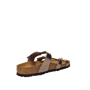 Birkenstock Women's Flip Flops in Electric Metallic Taupe