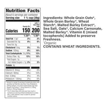 Cascadian Farm Organic Purely O's Cereal - 8.6 oz