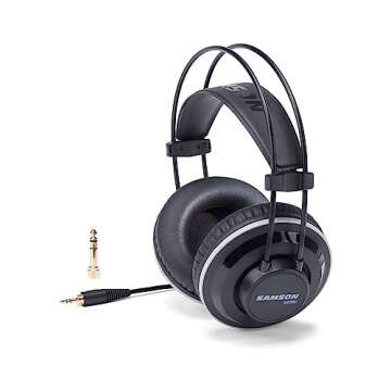 Samson SR990 Studio Headphones for Music & Mixing