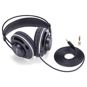 Samson SR990 Studio Headphones for Music & Mixing