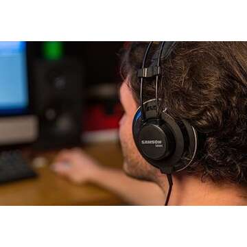 Samson SR990 Studio Headphones for Music & Mixing