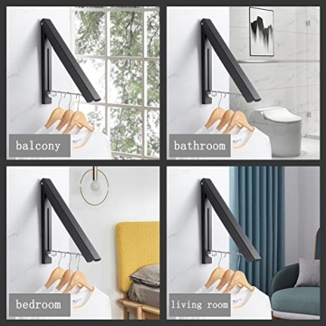 IN VACUUM Retractable Clothes Drying Rack for Any Home