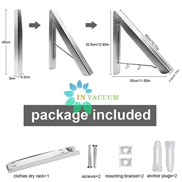 IN VACUUM Retractable Clothes Drying Rack for Any Home