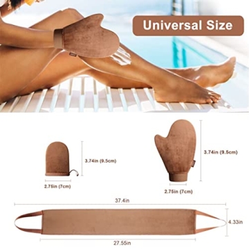 Sanfery Self Tanner Mitt Set - Flawless Sun-Kissed Tan