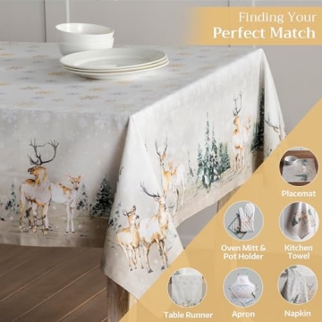 Cotton Table Cover - 54"x54" for Home Dining & Parties