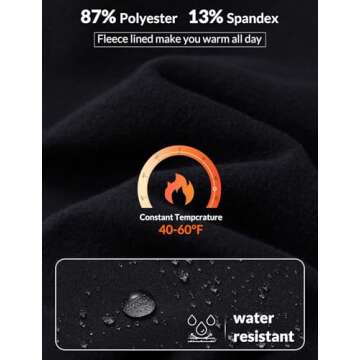 Baleaf Women's Fleece Lined Joggers Waterproof Winter Gear