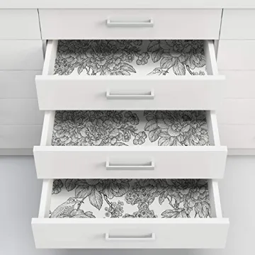 NuWallpaper Sudbury Black Floral Peel & Stick Wallpaper