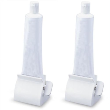 RAYNAG 2 Pack Toothpaste Dispenser for Organized Bathrooms