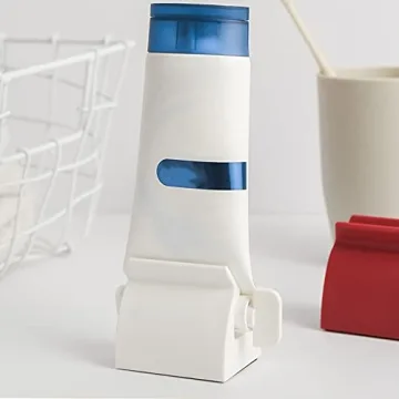 RAYNAG 2 Pack Toothpaste Dispenser for Organized Bathrooms