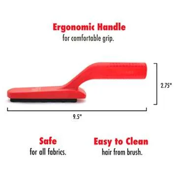 Lilly Brush Forever Furless Pet Hair Remover Brush | Gentle Bristled Cat & Dog Hair Remover Brush for Home, Auto Car Detailing Supplies, Lint Brush, Furniture, Fabric & Rug Cleaner