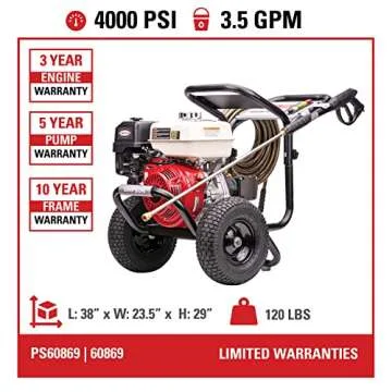 SIMPSON PowerShot 4000 PSI Gas Pressure Washer