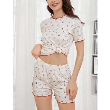 Wyeysyt Women's Pajama Sets Cute Print - Sleepwear Comfort
