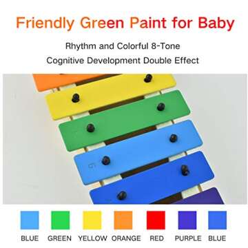 MUSICUBE Xylophone for Kids Educational Percussion Toy