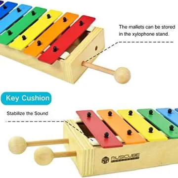 MUSICUBE Xylophone for Kids Educational Percussion Toy