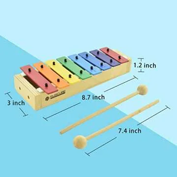 MUSICUBE Xylophone for Kids Educational Percussion Toy