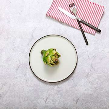 Meking 20x20 Inch (50x50cm) Photography Photo Video Studio Retro Vintage Marble Texture Background Paper for Photo Props - Light Grey