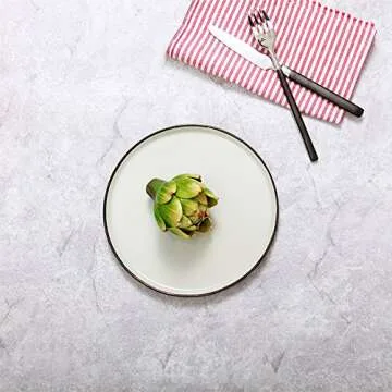 Meking 20x20 Inch (50x50cm) Photography Photo Video Studio Retro Vintage Marble Texture Background Paper for Photo Props - Light Grey