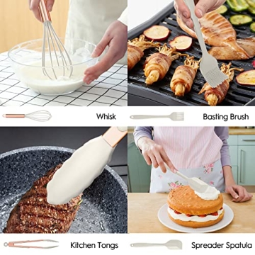 14pcs Silicone Kitchen Utensil Set Non-Stick Heat Resistant