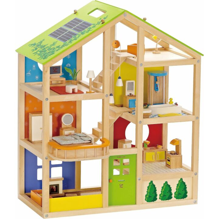All Seasons Wooden Dollhouse - Hape Kids' Toy