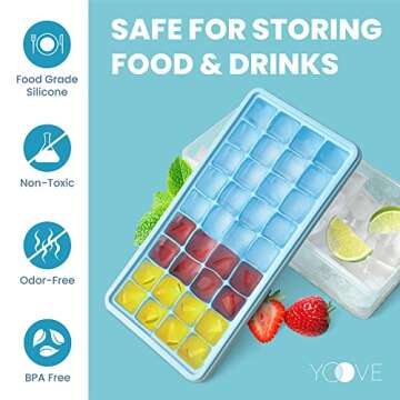 Versatile Ice Cube Maker for Cocktails and Drinks