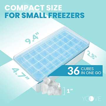 Versatile Ice Cube Maker for Cocktails and Drinks