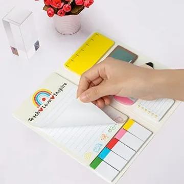 Xqumoi Teacher Sticky Notes Gift Set for Classroom