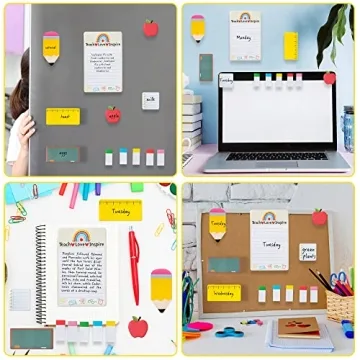Xqumoi Teacher Sticky Notes Gift Set for Classroom