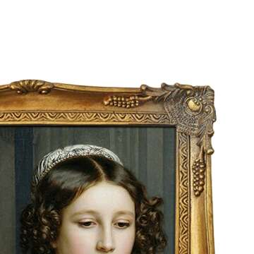 SIMON'S SHOP 8x10 Picture Frames Vintage Frames,Wall and Table Photo Frames, Home Decor, in Gold