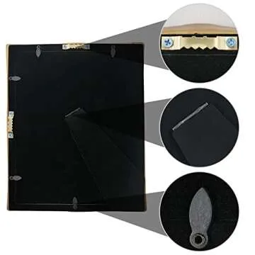 SIMON'S SHOP 8x10 Vintage Picture Frames in Gold