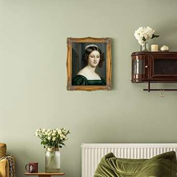 SIMON'S SHOP 8x10 Picture Frames Vintage Frames,Wall and Table Photo Frames, Home Decor, in Gold