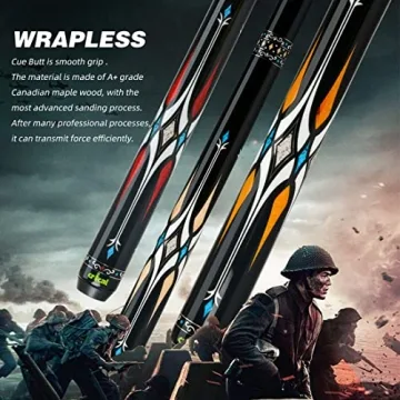 CRICAL Carbon Fiber Pool Cue Stick Low Deflection Billiards