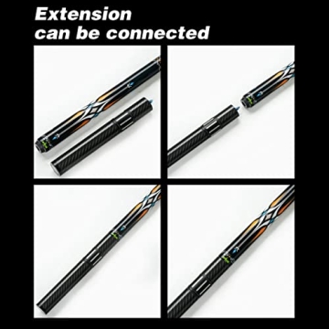 CRICAL Carbon Fiber Pool Cue Stick Low Deflection Billiards