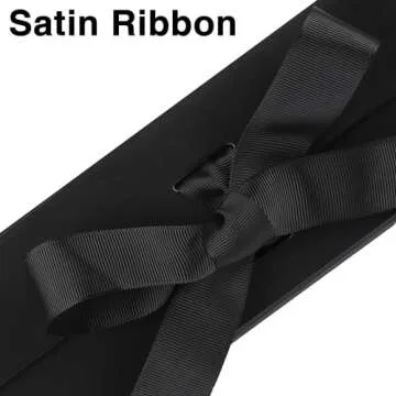 HavrePac Collapsible Gift Box with Magnetic Closure Lid, 8x8x4 Inches, Modern Style, White Plastic, For Gifts