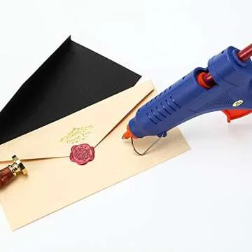 Nuanchu 15 Pcs Glue Gun Sealing Wax Sticks - Vintage Design for Any Occasion