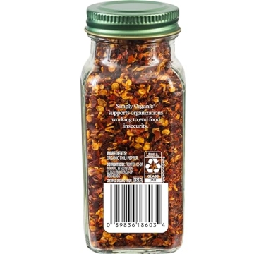 Simply Organic Crushed Red Pepper for Flavorful Cooking