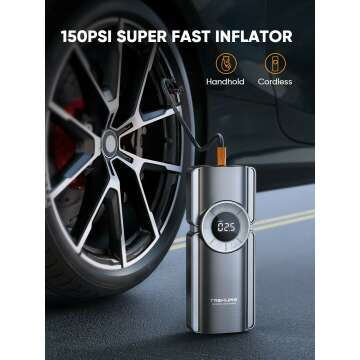 TREKURE 3000A Car Jump Starter & Air Compressor