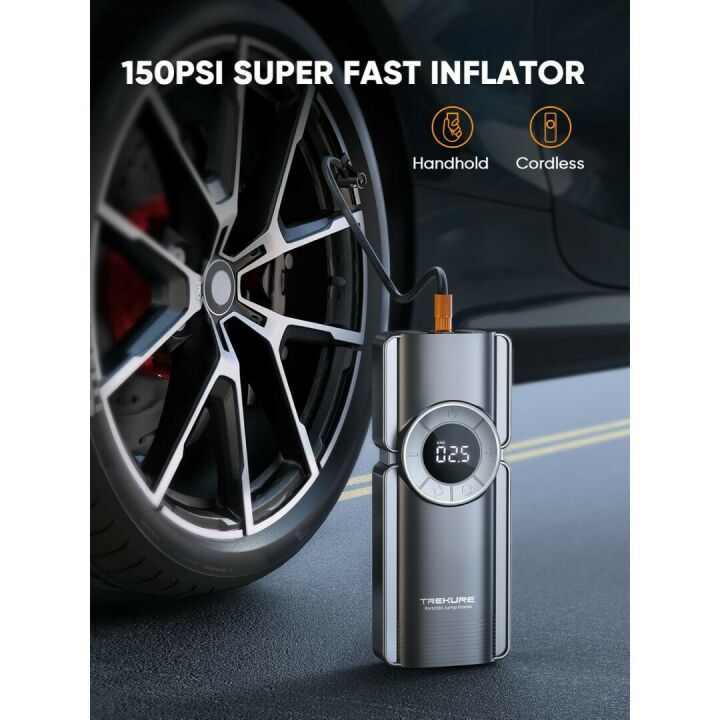 TREKURE 3000A Car Jump Starter & Air Compressor