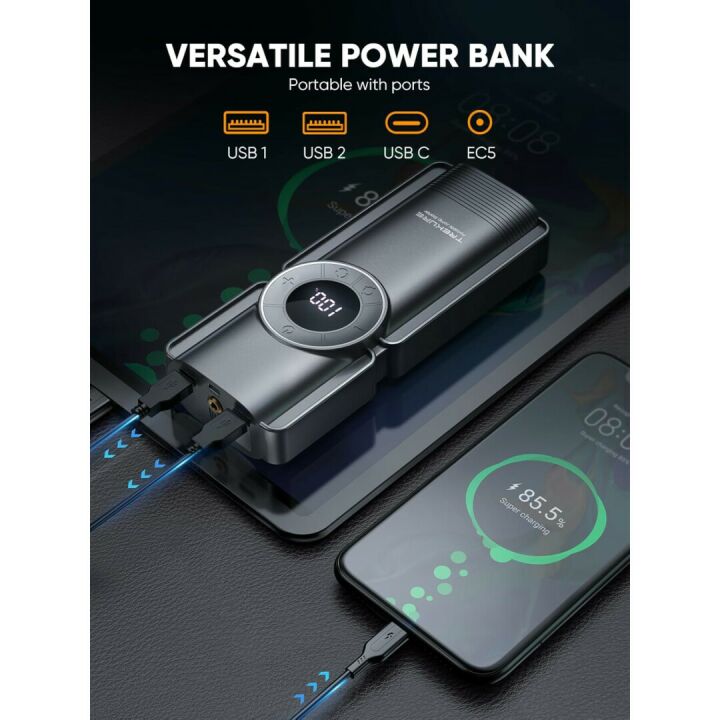 TREKURE 3000A Car Jump Starter & Air Compressor