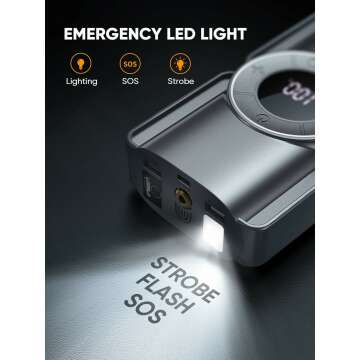 TREKURE 3000A Car Jump Starter & Air Compressor