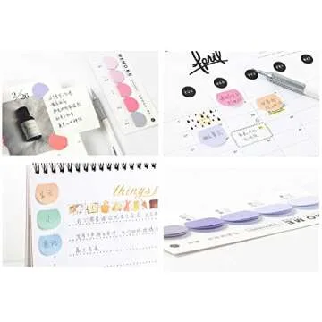 HUNGER Institute of Color Sticky Note Self-Stick Note Office Memo Note,150Pcs/Pad, 6Pads/Pack (Q55302)