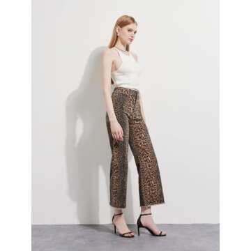 Supgoreou Women's Trendy Wide Leg Jeans for All Occasions