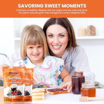 Low Sugar Pectin for Canning Jam and Jellies - Natural, Vegan and NON-GMO - Premium Bulk Ingredient ...