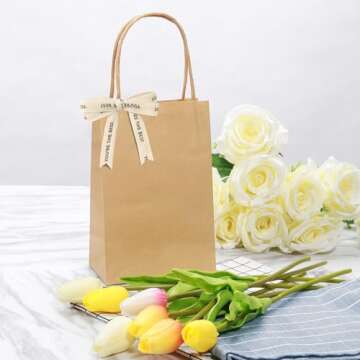 KINGLAKE You're The Best Ribbon 5/8" x 10 Yards Twill Tape Herringbone Cotton Ribbon for Crafts Gift Wrapping