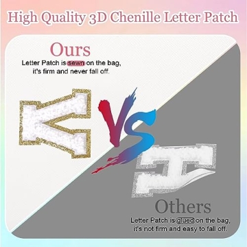 Stylish Personalized Letter Makeup Bag for Women & Girls